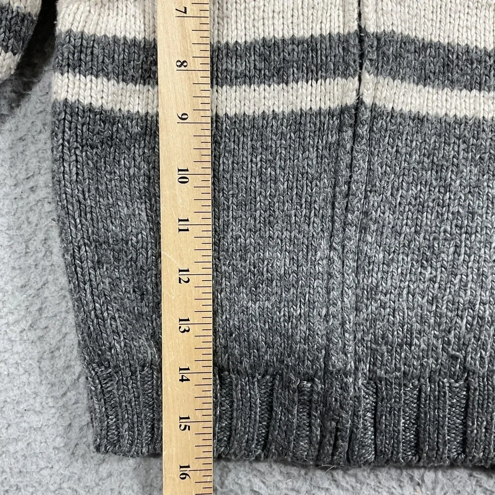 Canadiana Sweater Unisex Kids XS Gray Canada Ski‎ Full Zip Graphic High Neck